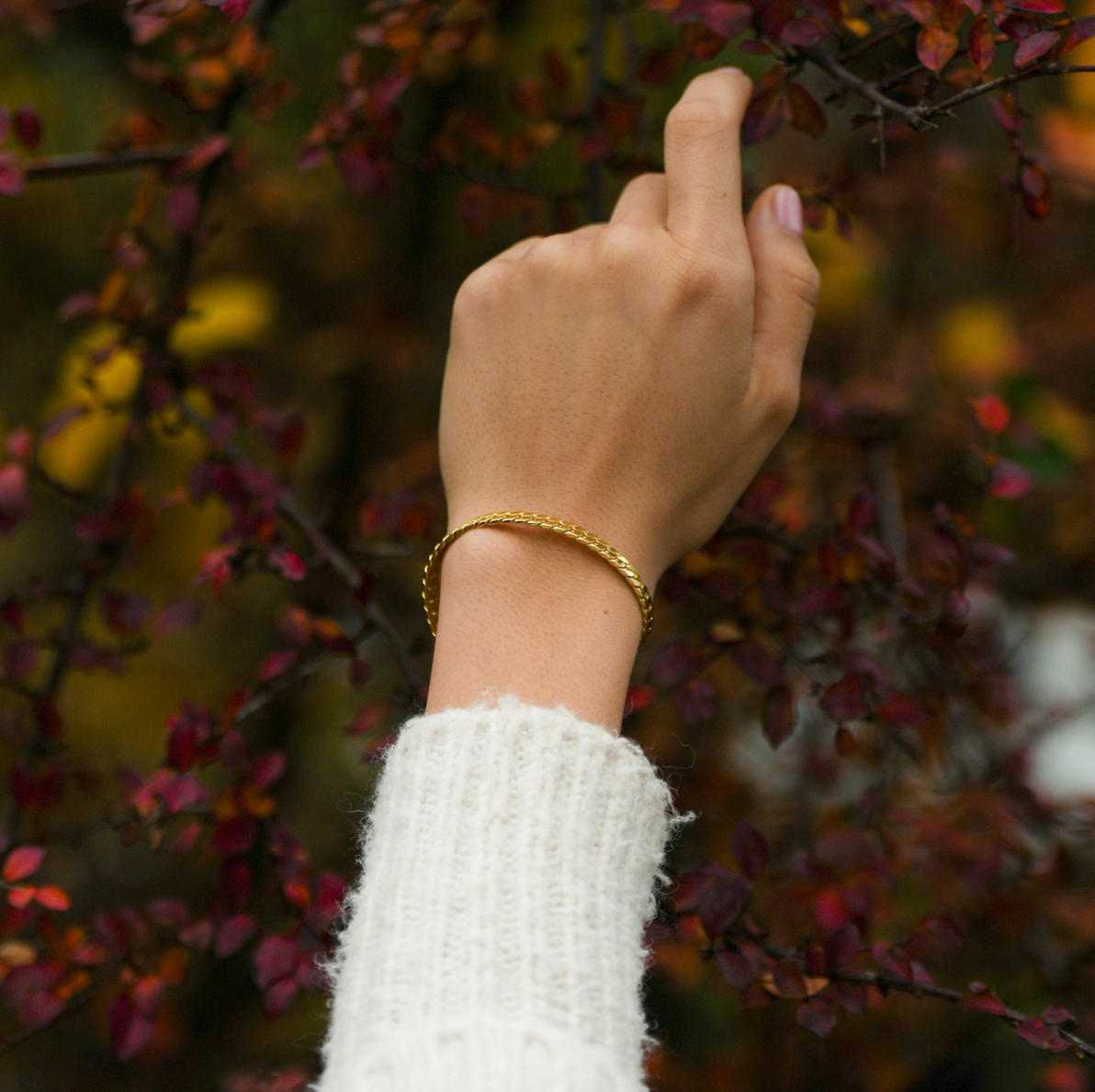 Gabrielle gull armbånd